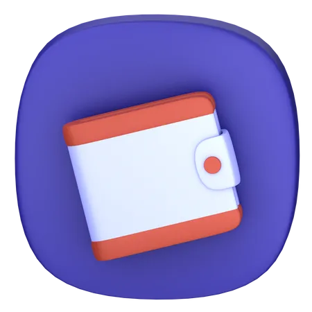 Portefeuille  3D Icon