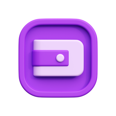 Portefeuille  3D Icon