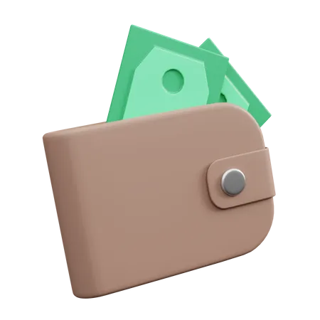 Portefeuille  3D Icon