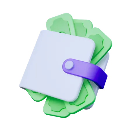 Portefeuille  3D Icon