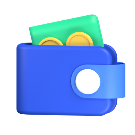 Portefeuille  3D Icon