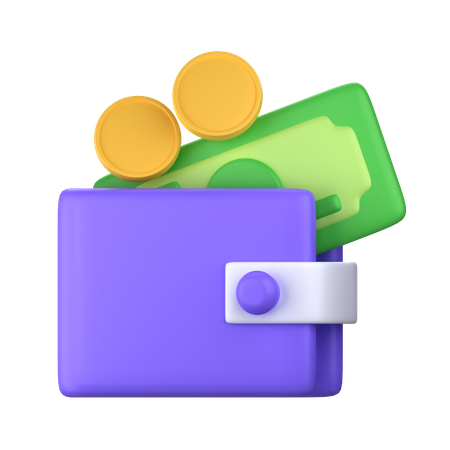 Portefeuille  3D Icon