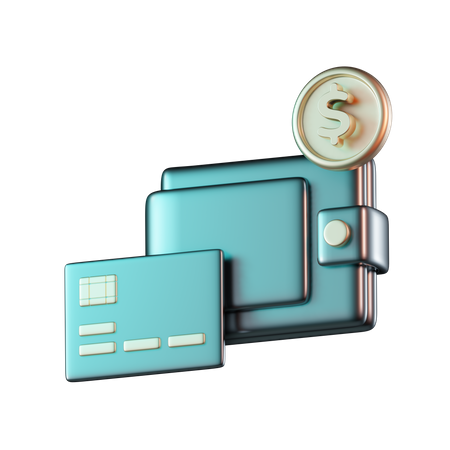 Portefeuille  3D Icon