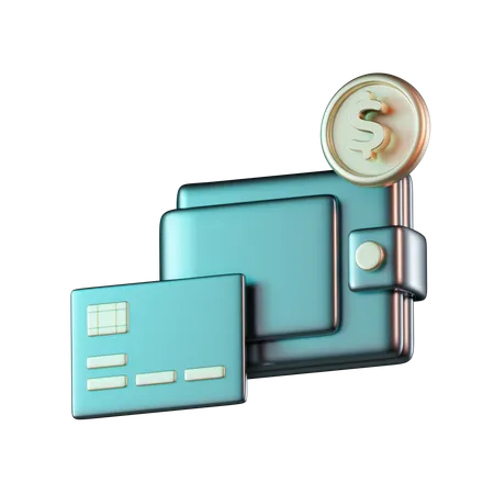 Portefeuille  3D Icon