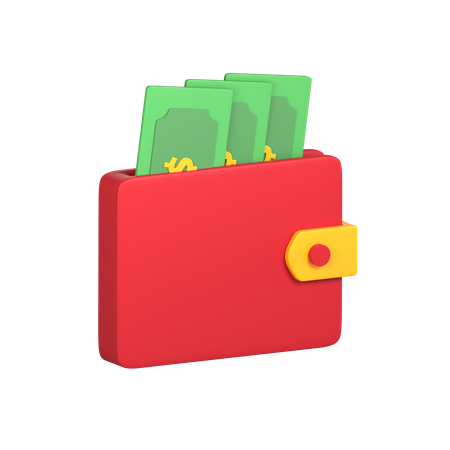 Portefeuille  3D Icon