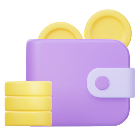 Portefeuille  3D Icon