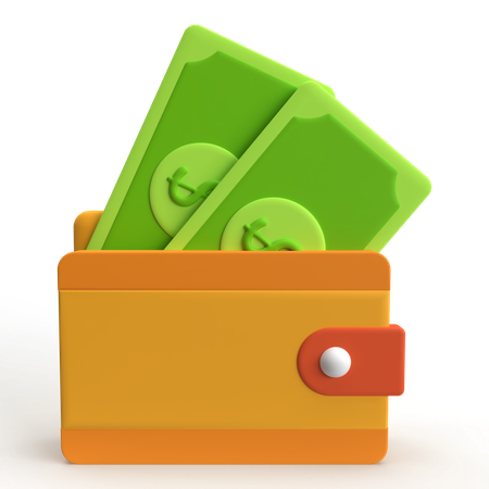 Portefeuille  3D Icon