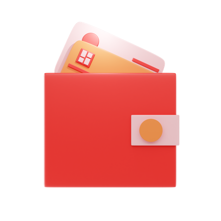 Carte portefeuille  3D Icon