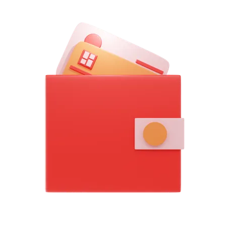 Carte portefeuille  3D Icon