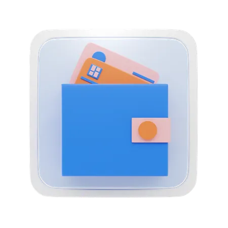 Carte portefeuille  3D Icon