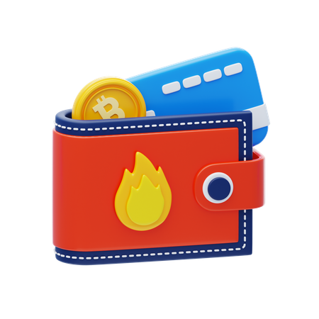 Portefeuille chaud  3D Icon