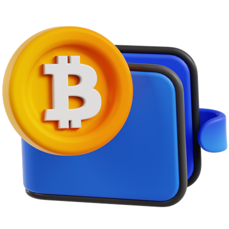Portefeuille cryptographique  3D Icon