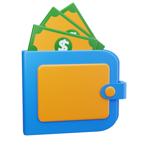 Portefeuille de transactions  3D Icon