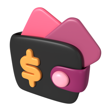 Portefeuille électronique  3D Icon