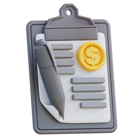Portefeuille financier  3D Icon