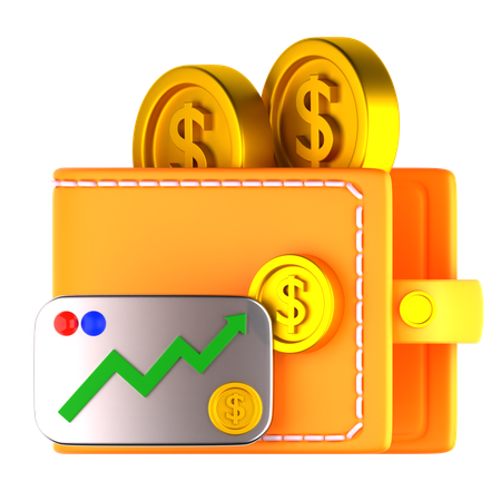 Portefeuille numérique  3D Icon