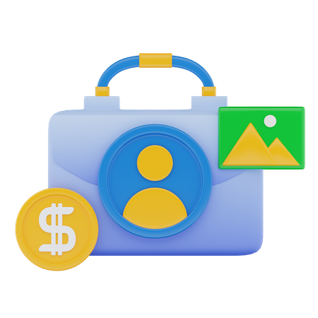 Portfolio  3D Icon