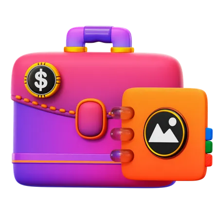 Portfolio  3D Icon