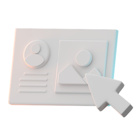 Portfolio  3D Icon