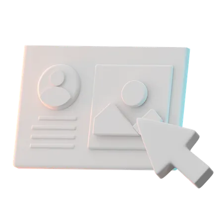 Portfolio  3D Icon