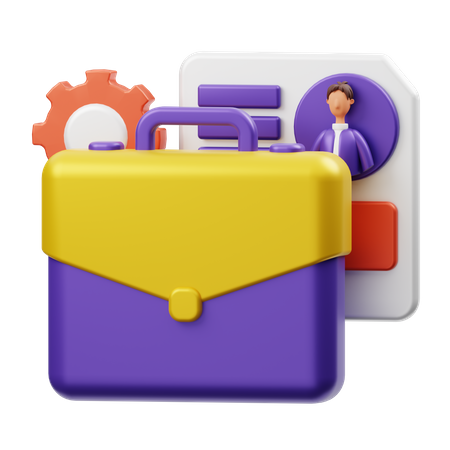 Portfolio  3D Icon