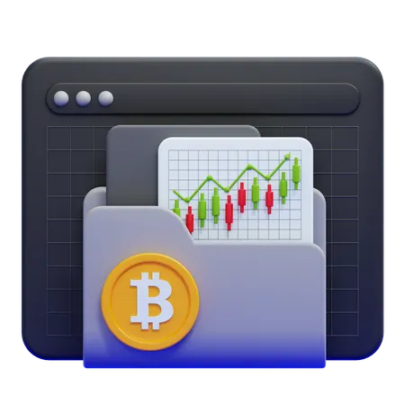 Portfolio Tracker  3D Icon