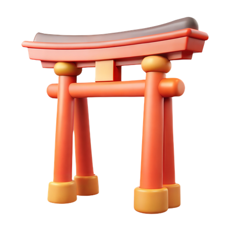 Portões tori  3D Icon