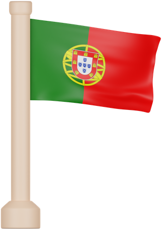 Portugal Flag  3D Icon