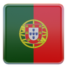 3d portugal flag