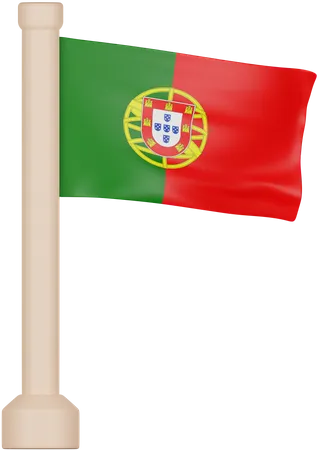 Portugal Flag 3D Icon