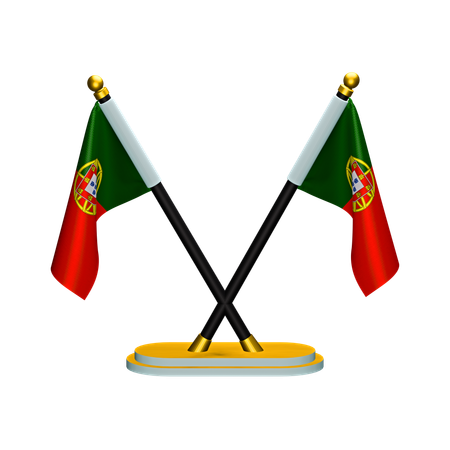 Portugiesische Flagge  3D Icon