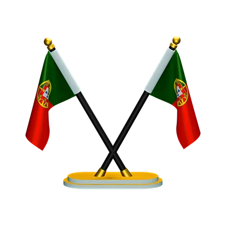 Portugiesische Flagge  3D Icon