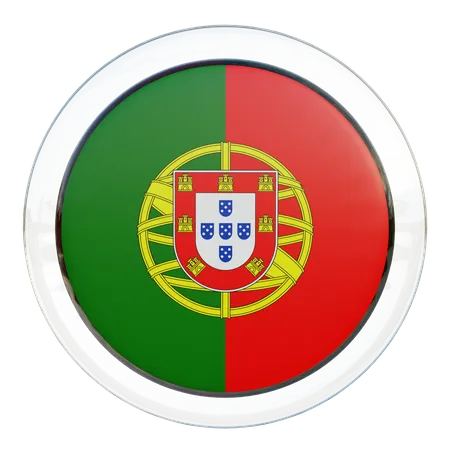 Portugiesische Flagge  3D Flag