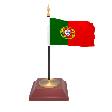 Portugiesische Flagge  3D Icon