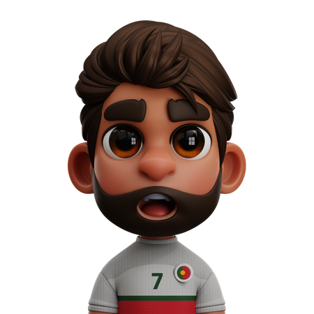 Portugal Player 3D Icon