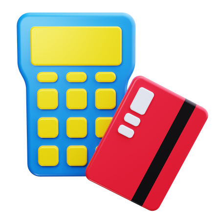 POS端末  3D Icon