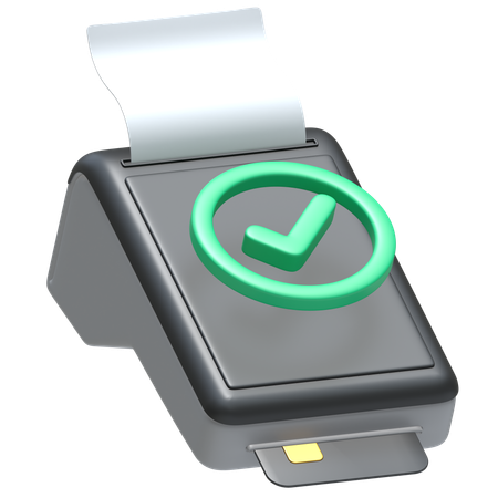 POS端末  3D Icon