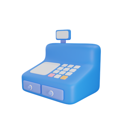 Pos cash counter  3D Icon