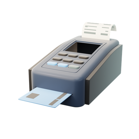 Pos Machine  3D Icon