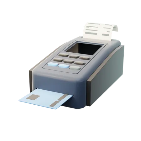 Pos Machine  3D Icon