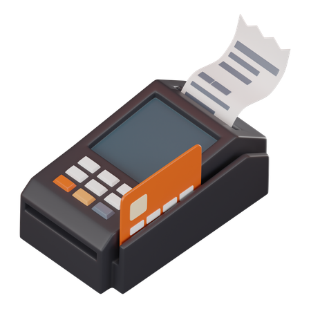 Pos Machine  3D Icon