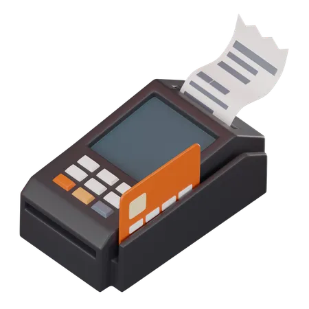 Pos Machine  3D Icon