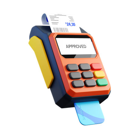 POS Machine  3D Icon