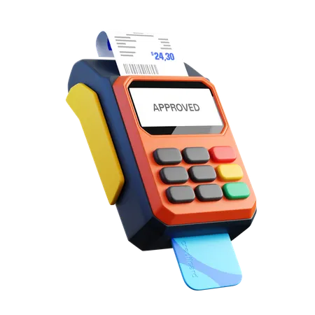 POS Machine  3D Icon