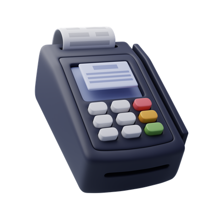 Pos Machine  3D Icon