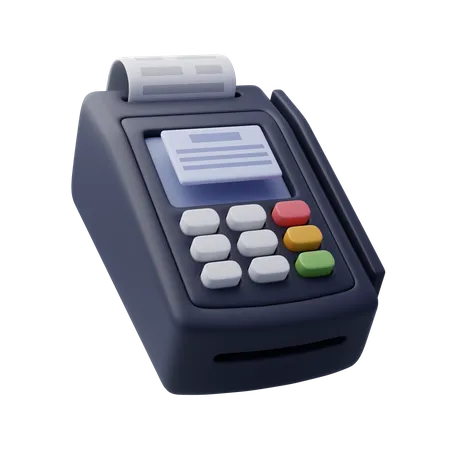 Pos Machine  3D Icon