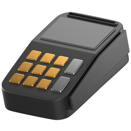 Pos Machine  3D Icon