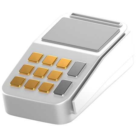 Pos Machine  3D Icon