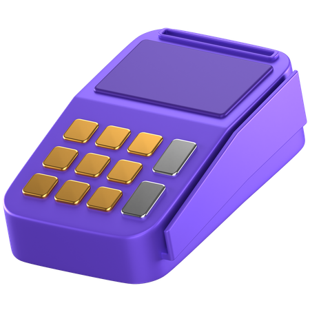 Pos Machine  3D Icon