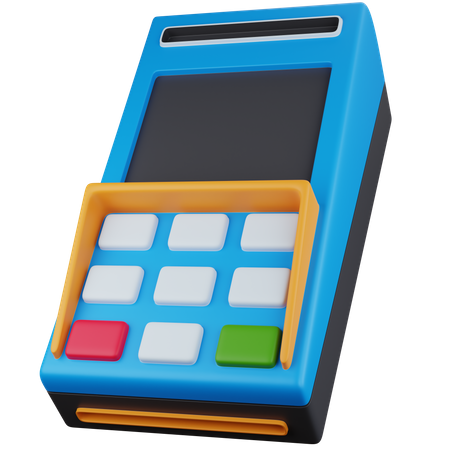 Pos Machine  3D Icon